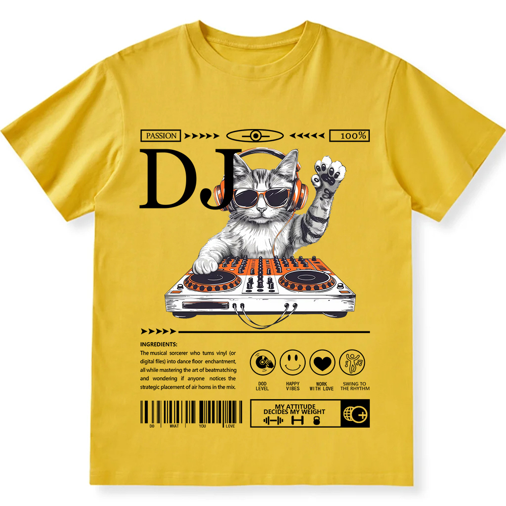 DJ Unisex Fit Cotton T-Shirt wearishow