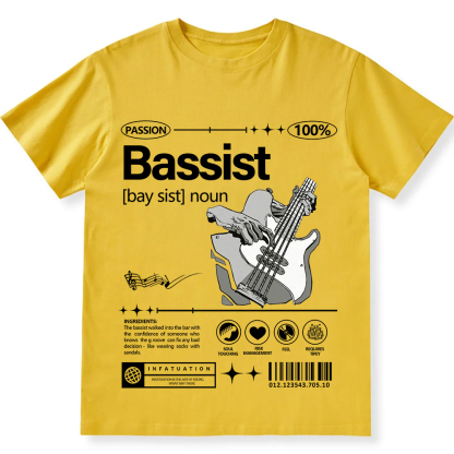 Bassist Unisex Fit Cotton T-Shirt wearishow