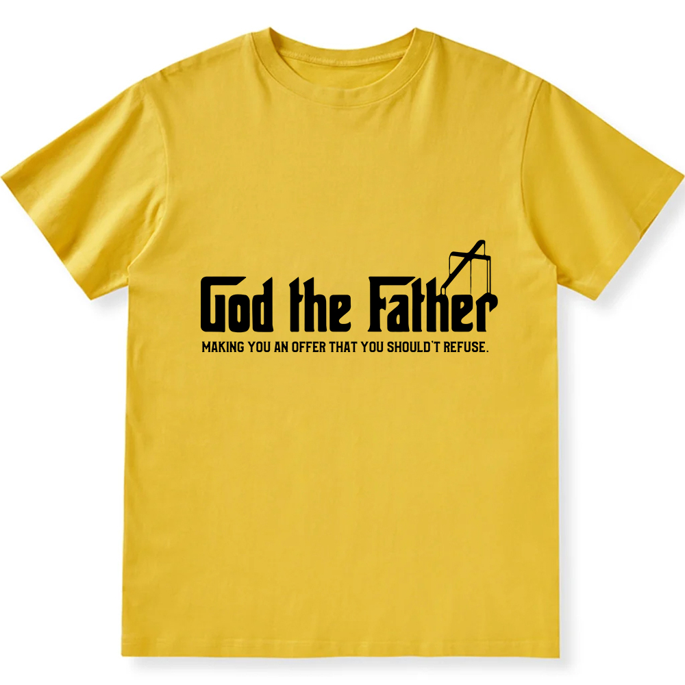 God The Father Christian Unisex Fit Cotton T-Shirt wearishow