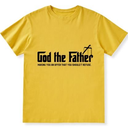 God The Father Christian Unisex Fit Cotton T-Shirt wearishow