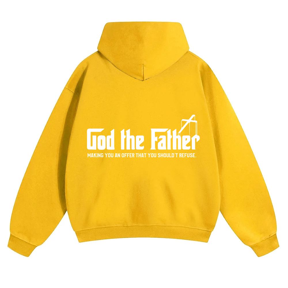 God The Father Christian Unisex Solid Color Hoodie wearishow