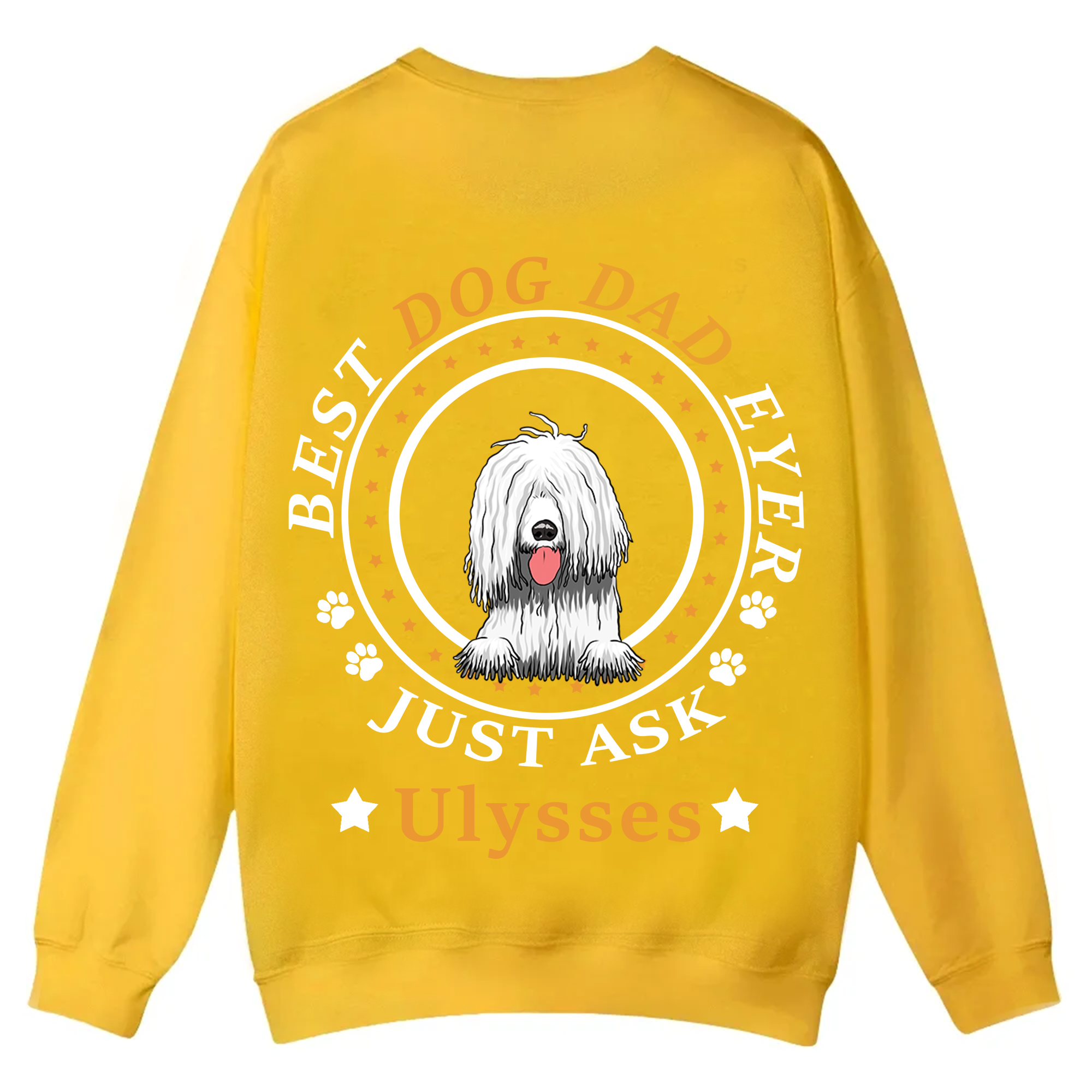 Best Dog Dad/Dog Mum Circle - Personalized Custom Unisex Casual Crewneck Sweatshirt