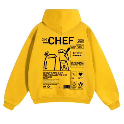 Chef Solid Color Unisex Hoodie