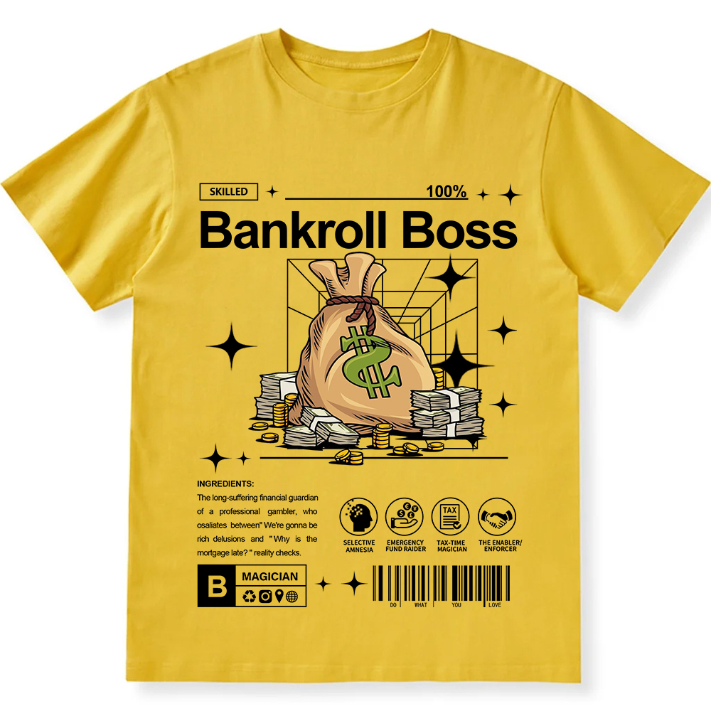 Bankroll Boss Unisex Fit Cotton T-Shirt wearishow