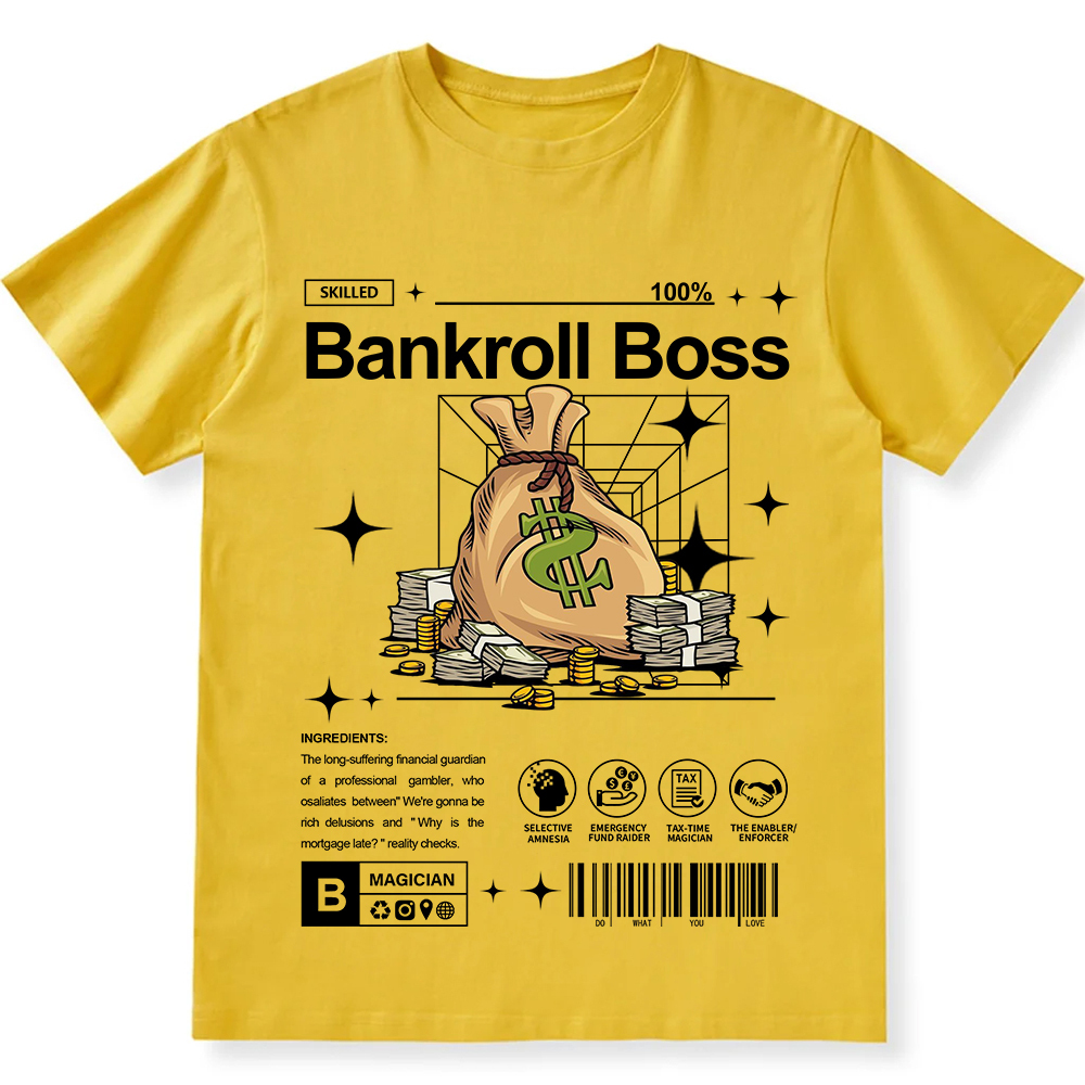 Bankroll Boss Unisex Fit Cotton T-Shirt wearishow