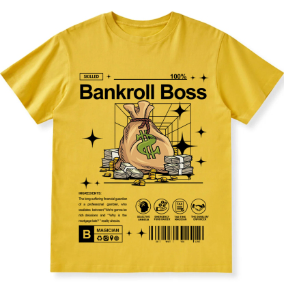 Bankroll Boss Unisex Fit Cotton T-Shirt wearishow