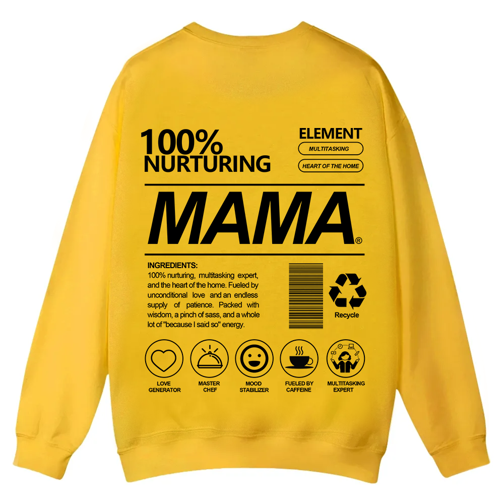 Mama Casual Crewneck Sweatshirt wearishow