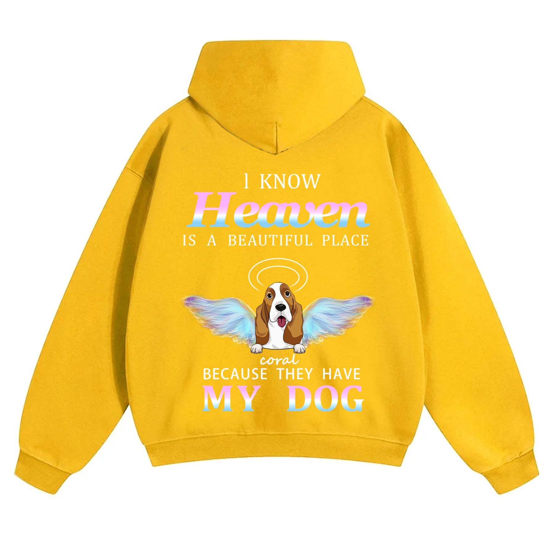 Heaven Is A Beautiful Place - Personalized Custom Unisex Hoodie