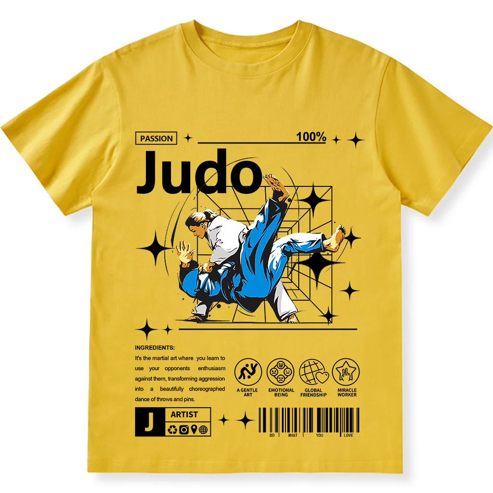 Judo Unisex Fit Cotton T-Shirt wearishow