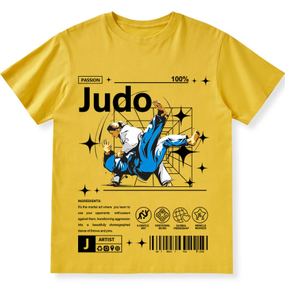 Judo Unisex Fit Cotton T-Shirt wearishow