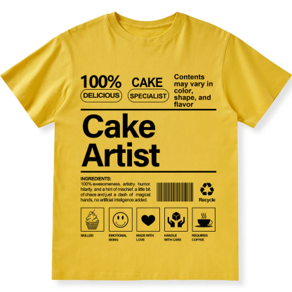 Cake Artist  Unisex Fit Cotton T-Shirt wearishow