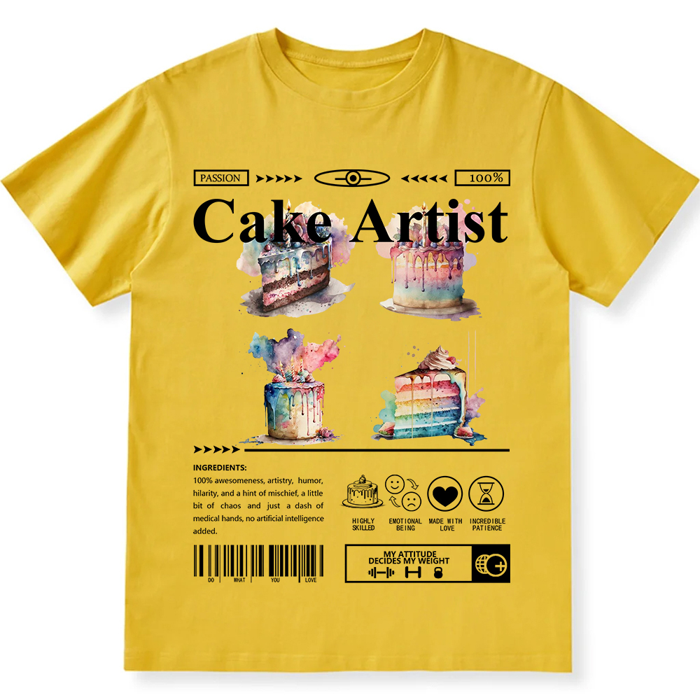 Cake Artist  Unisex Fit Cotton T-Shirt wearishow