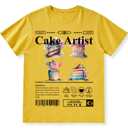 Cake Artist  Unisex Fit Cotton T-Shirt wearishow