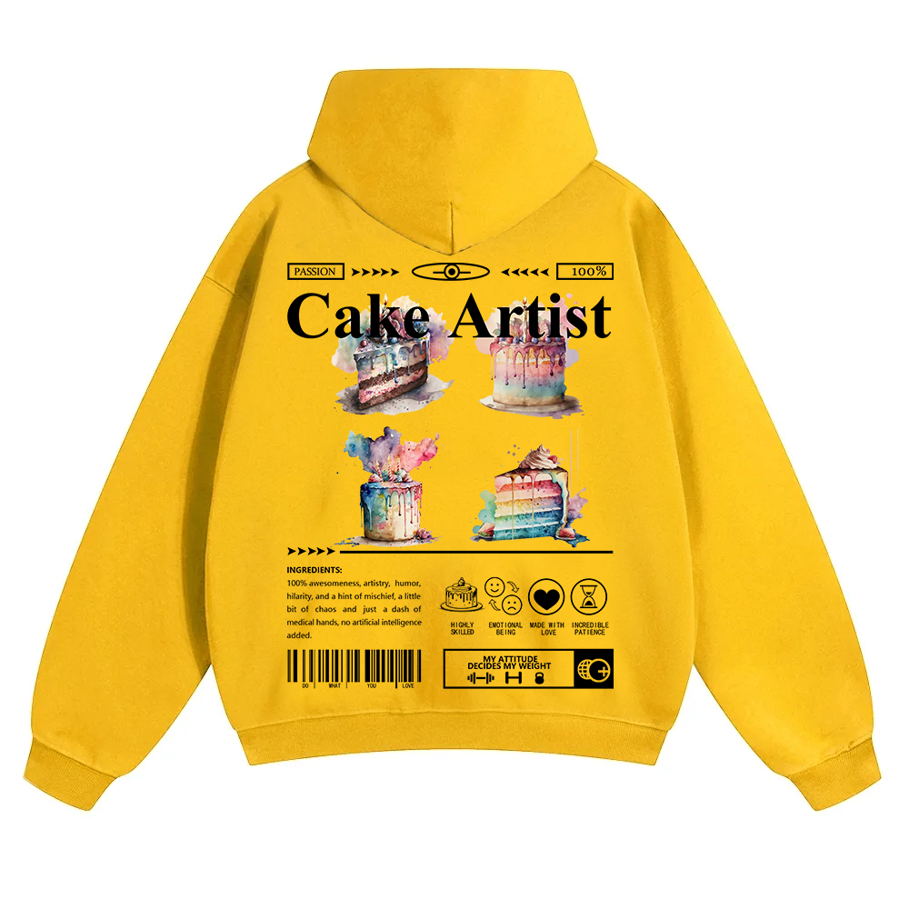 Cake Artist  Unisex Solid Color Hoodie wearishow
