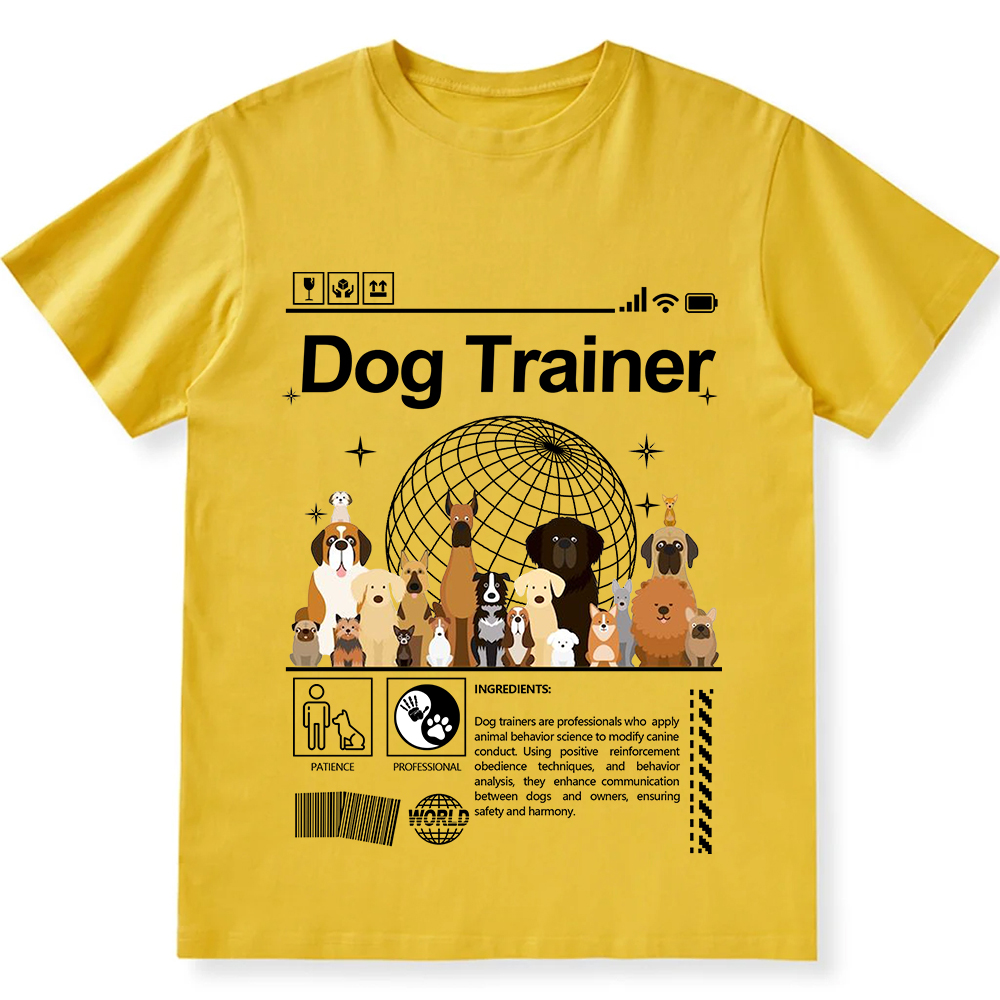 Dog Trainer Unisex Fit Cotton T-Shirt wearishow