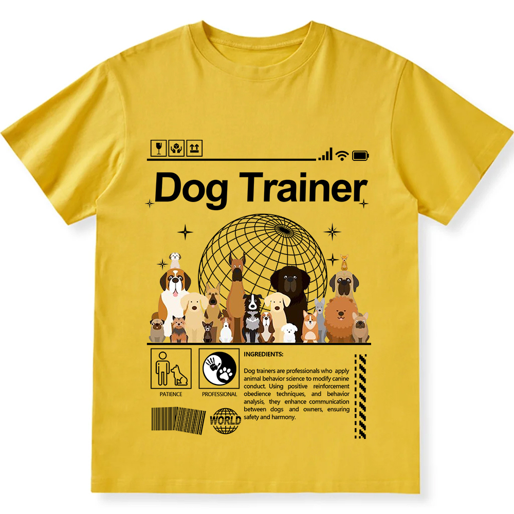 Dog Trainer Unisex Fit Cotton T-Shirt wearishow