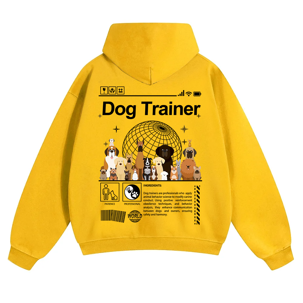Dog Trainer Unisex Solid Color Hoodie wearishow