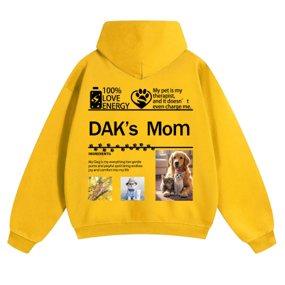 Pet Photo Creative Customized Unisex Hoodie