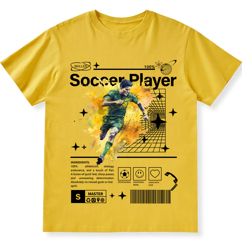 Soccer Player Unisex Fit Cotton T-Shirt wearishow