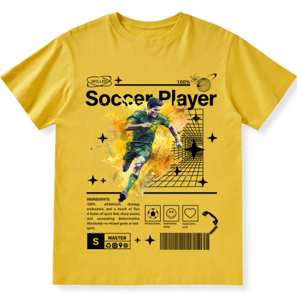 Soccer Player Unisex Fit Cotton T-Shirt wearishow