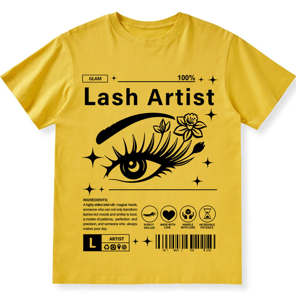 Lash Artist Unisex Fit Cotton T-Shirt wearishow