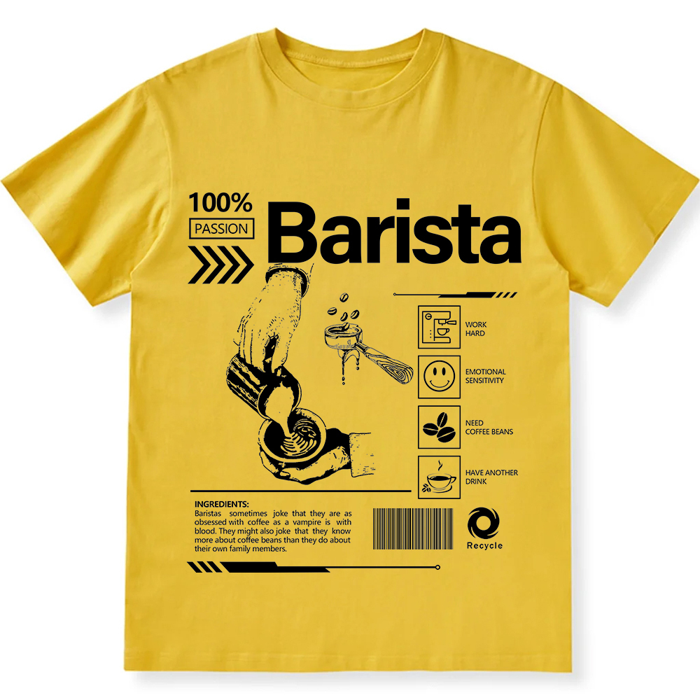 Barista  Unisex Fit Cotton T-Shirt wearishow