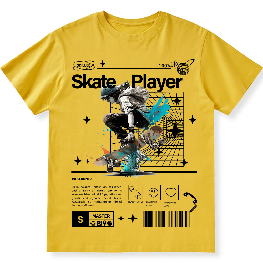 Skate Player Unisex Fit Cotton T-Shirt wearishow