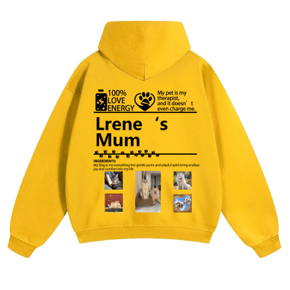Pets Photos Creative Customized Unisex Hoodie