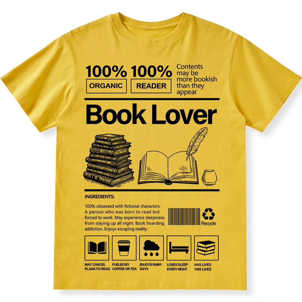 Book Lover Unisex Fit Cotton T-Shirt wearishow