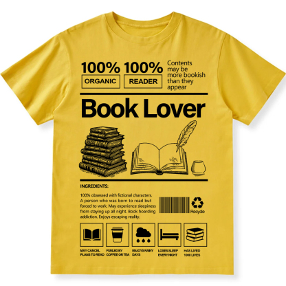Book Lover Unisex Fit Cotton T-Shirt wearishow