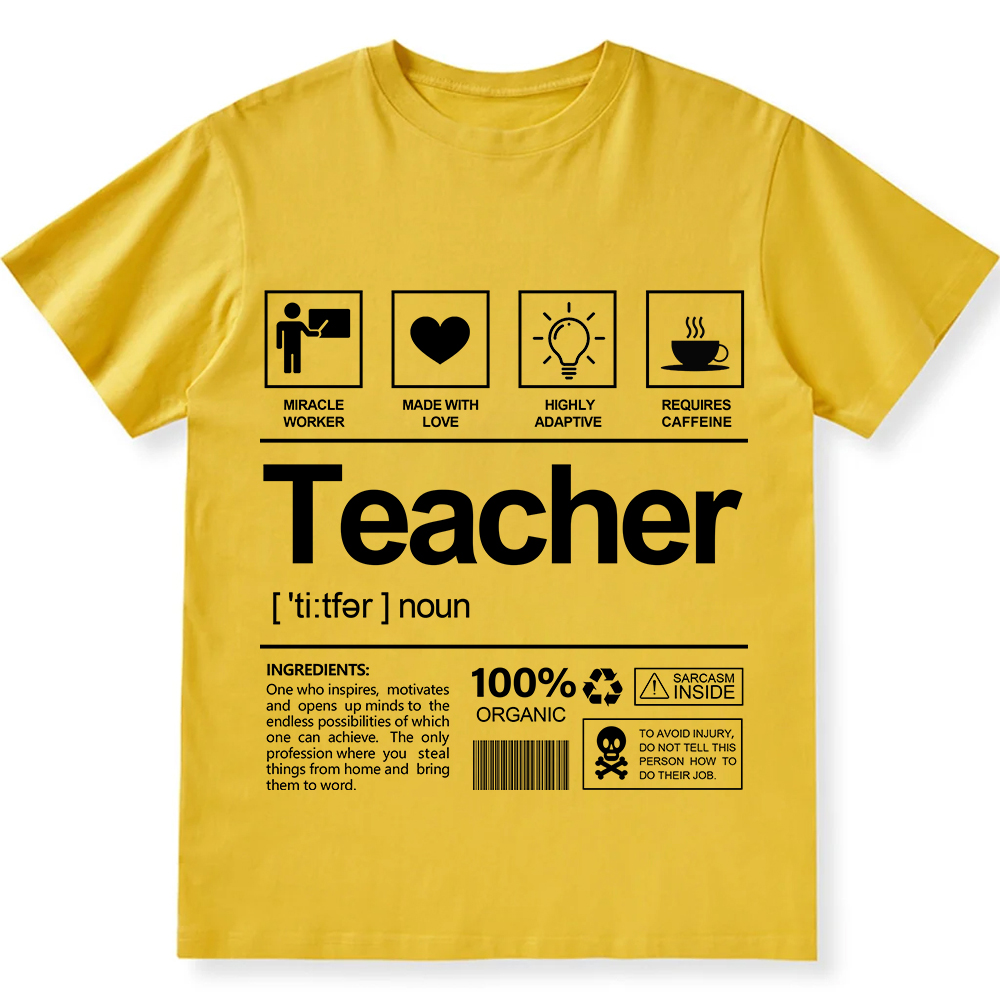 Teacher Unisex Fit Cotton T-Shirt wearishow