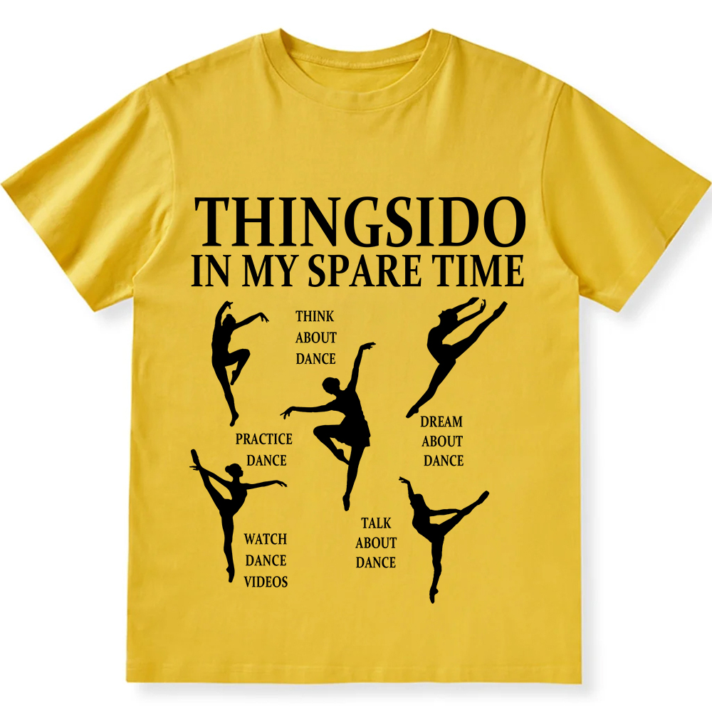 Thingsido In My Spare Time Unisex Fit Cotton T-Shirt wearishow