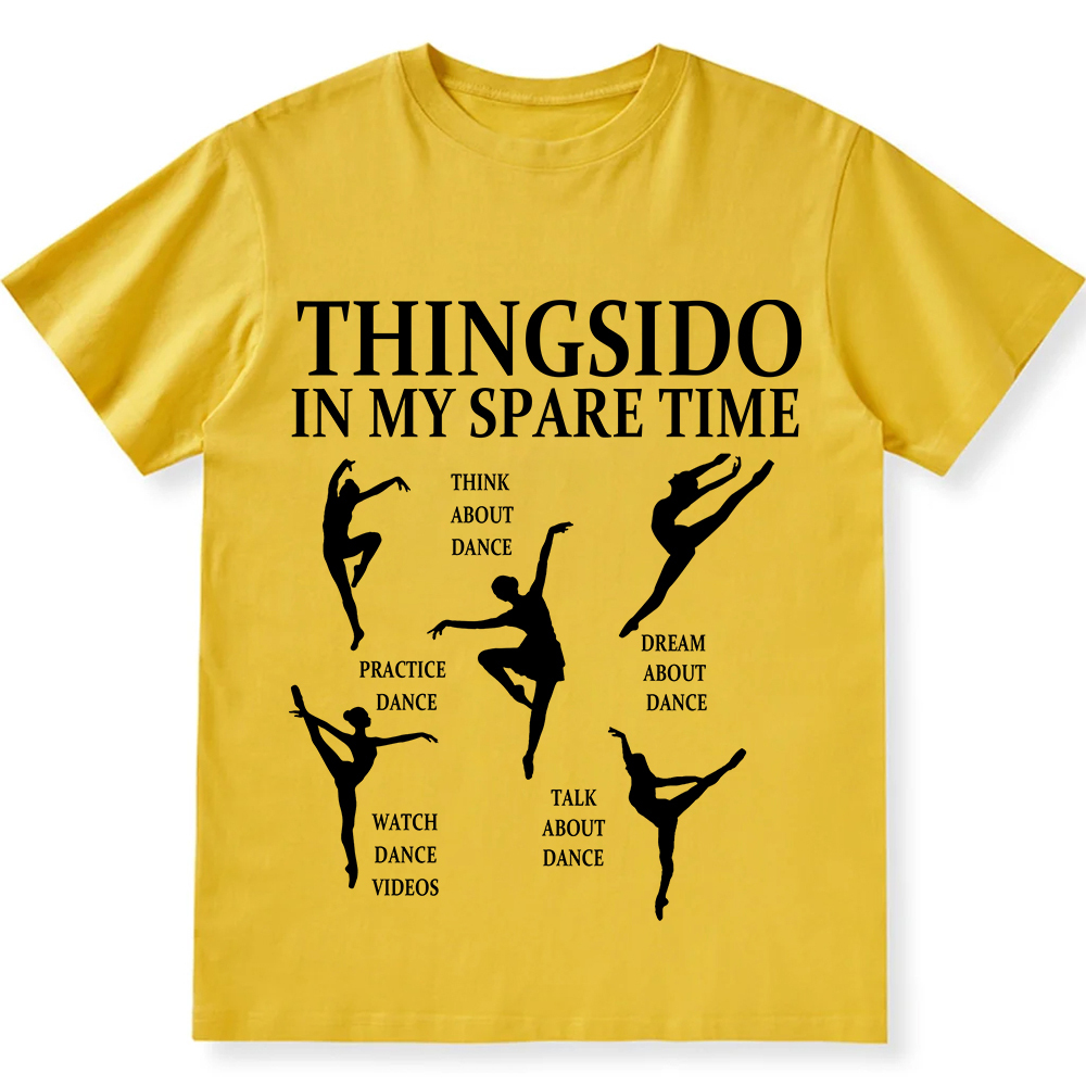 Thingsido In My Spare Time Unisex Fit Cotton T-Shirt wearishow