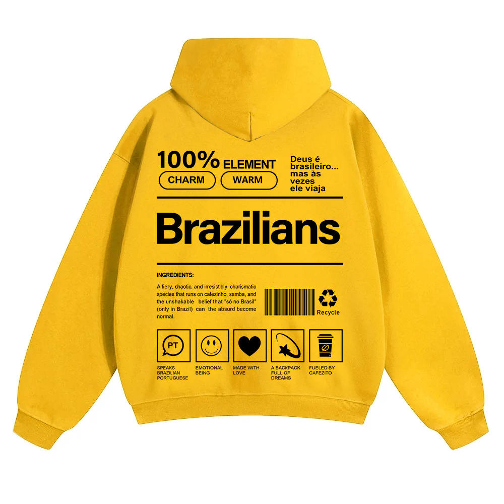 Brazilians Unisex Fit Color Hoodie wearishow