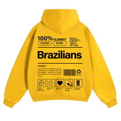 Brazilians Unisex Fit Color Hoodie wearishow