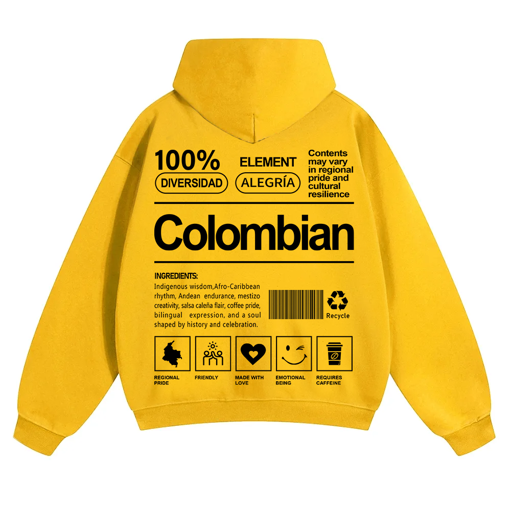 Colombian Unisex Fit Color Hoodie wearishow