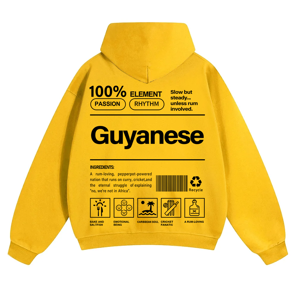 Guyanese Unisex Fit Color Hoodie wearishow