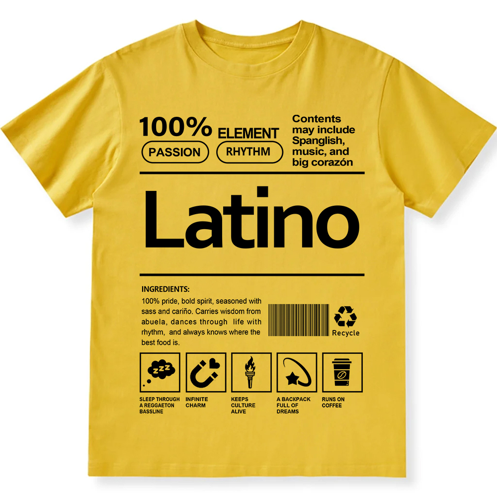 Latino Unisex Fit  Cotton T-Shirt wearishow