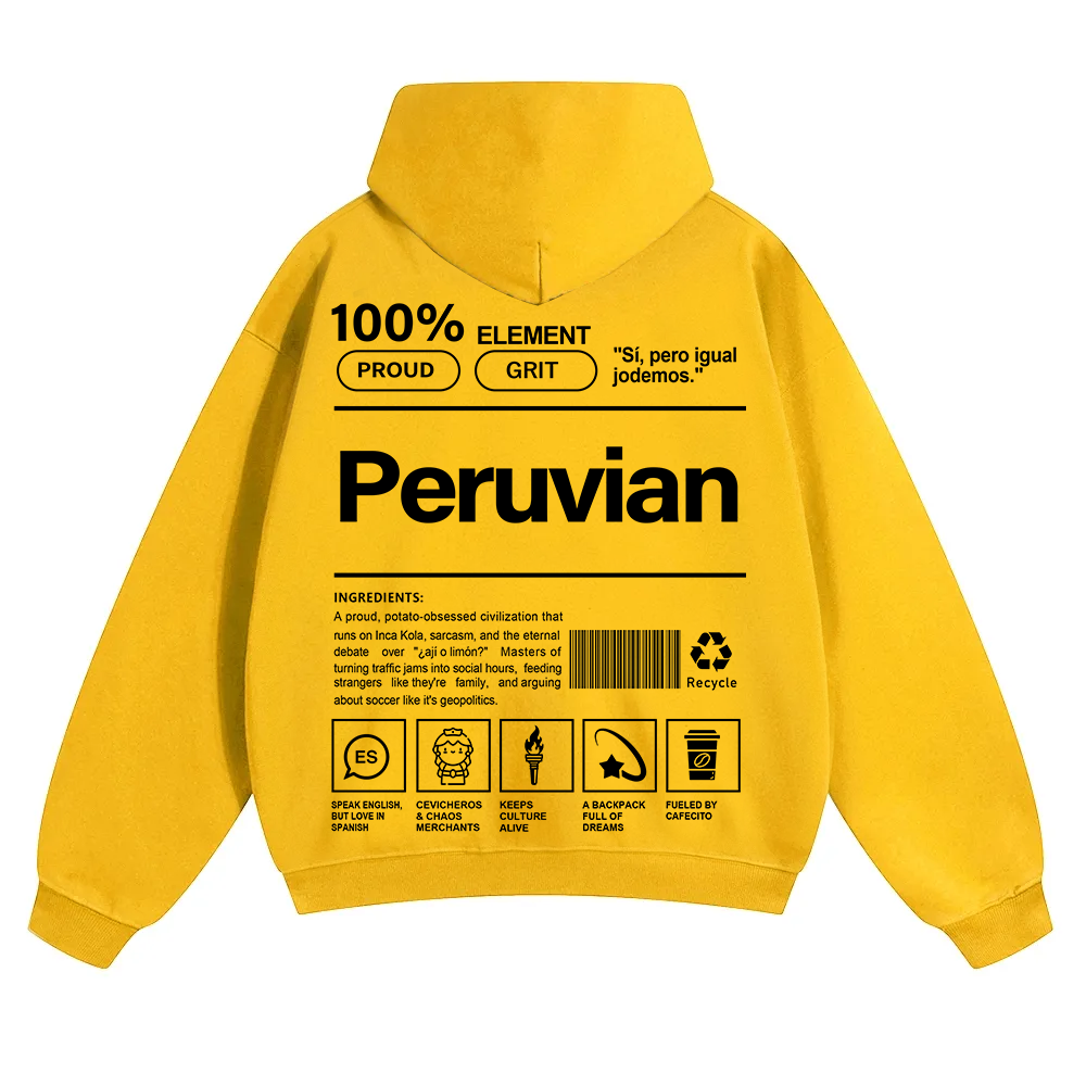 Peruvian Unisex Fit Color Hoodie wearishow
