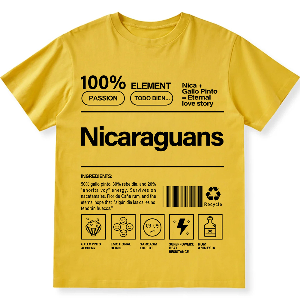 Nicaraguans Unisex Fit  Cotton T-Shirt wearishow