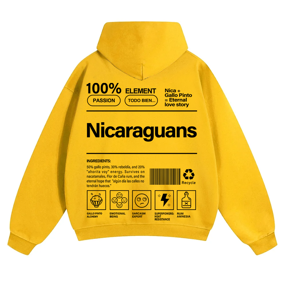 Nicaraguans Unisex Fit Color Hoodie wearishow