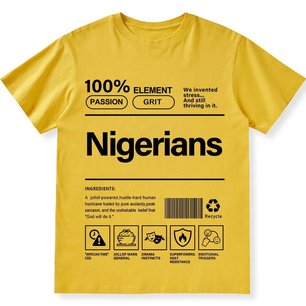 Nigerians Unisex Fit  Cotton T-Shirt wearishow