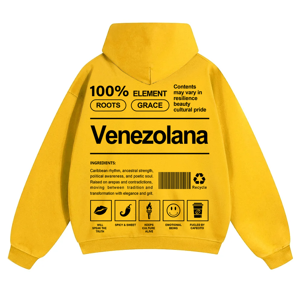 Venezolana Unisex Fit Color Hoodie wearishow