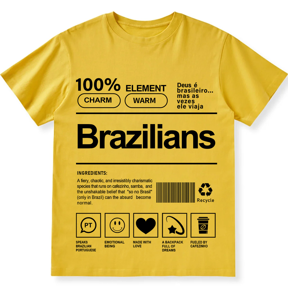Brazilians Unisex Fit  Cotton T-Shirt wearishow
