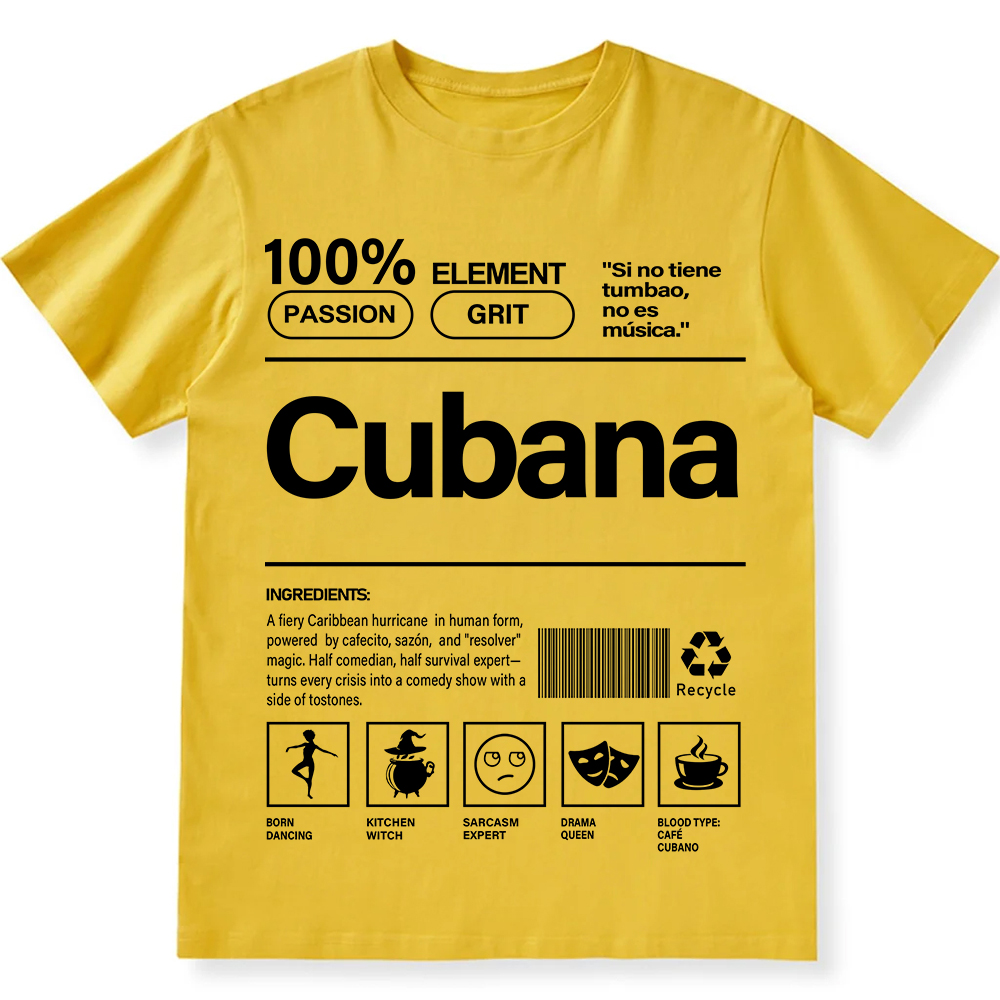 Cubana Unisex Fit  Cotton T-Shirt wearishow