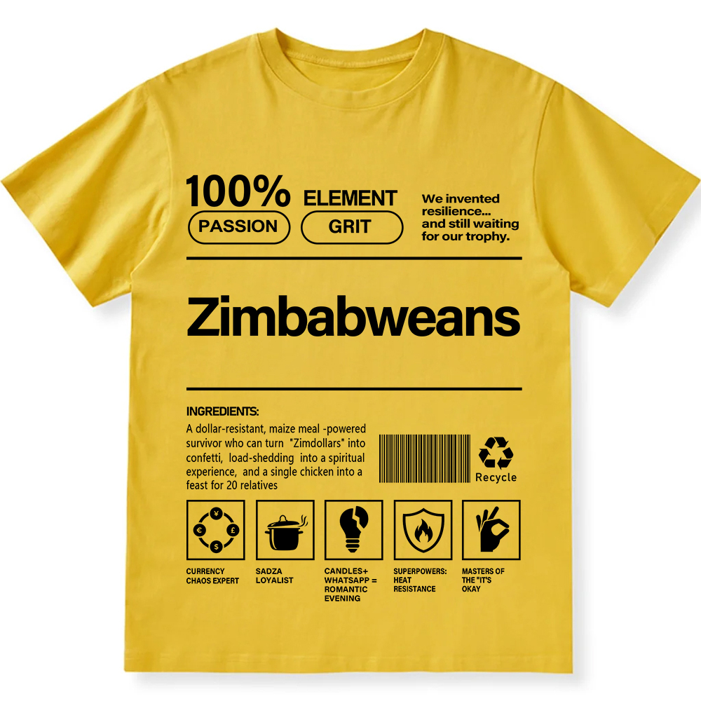 Zimbabweans Unisex Fit  Cotton T-Shirt wearishow