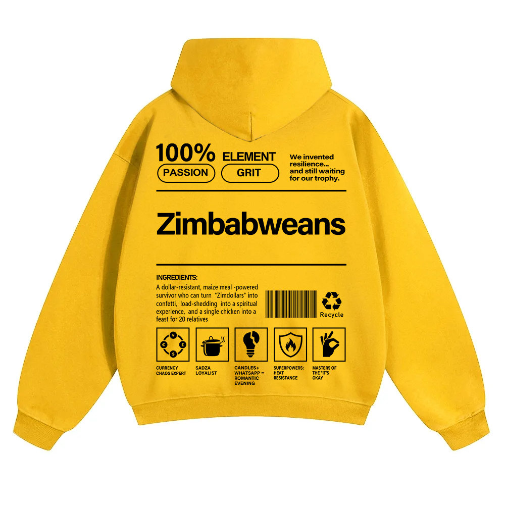 Zimbabweans Unisex Fit Color Hoodie wearishow