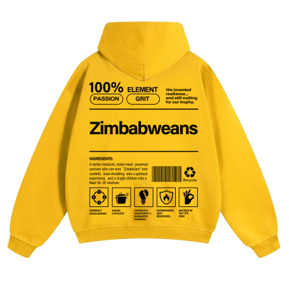 Zimbabweans Unisex Fit Color Hoodie wearishow