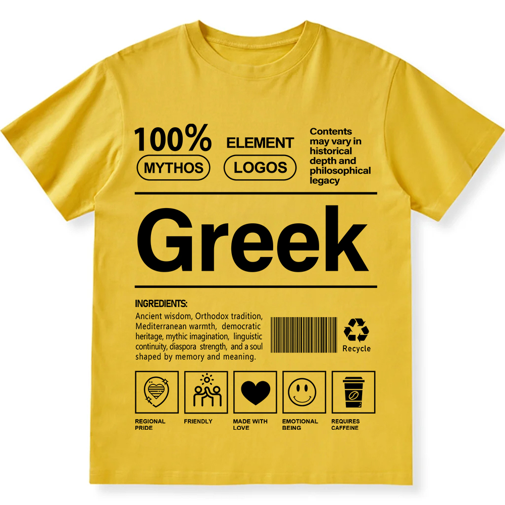 Greek Unisex Fit  Cotton T-Shirt wearishow