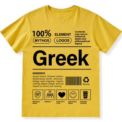 Greek Unisex Fit  Cotton T-Shirt wearishow